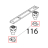 CT BT Foot stop bracket Unox XVC 205E