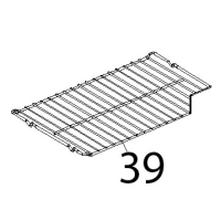 Griglia GN1/1, piana inox brillantata Unox XVC 504