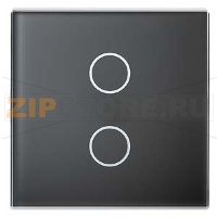 Модуль клавиш, одна пара клавиш, чёрный Siemens 5WG1211-8DB21