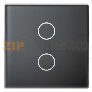 Модуль клавиш, одна пара клавиш, чёрный Siemens 5WG1211-8DB21 