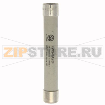 Предохранитель, 8 A, AC 2100 В, DC 1000 В, 50 кА, 20x127 мм, gS, IEC BS Eaton 8A 1400V AC TRACTI 