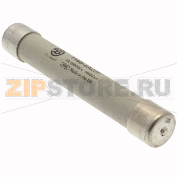 Предохранитель, 8 A, AC 2100 В, DC 1000 В, 50 кА, 20x127 мм, gS, IEC BS Eaton 8A 1400V AC TRACTI 