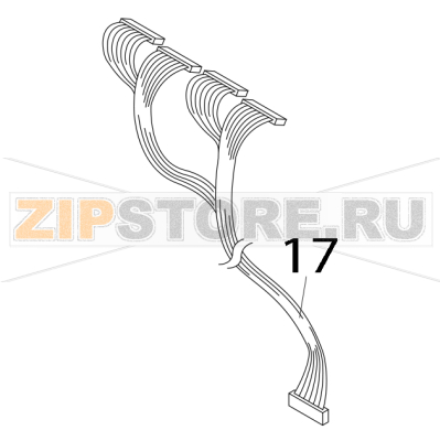 Media sensor harness Toshiba TEC B-852-TS22-QP-R Media sensor harness Toshiba TEC B-852-TS22-QP-RЗапчасть на деталировке под номером: 17