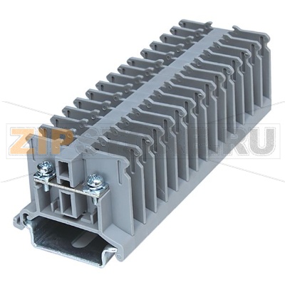 Клемма проходная, открытая, серая CHIKU RBN 10W 