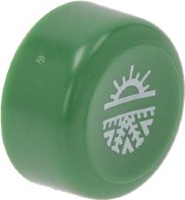 ЗЕЛЕНАЯ КНОПКА "COLD RINSE" (ХОЛОДНОЕ ОПОЛАСКИВАНИЕ) Ø 25 ММ