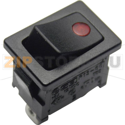 Переключатель клавишный 12 В, 16 А, 1 x выкл/вкл TRU Components TC-R13-66B2-02 B/B 