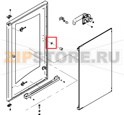 Kit for adjusting door gasket P3 CONVOTHERM OES 10.10    Kit for adjusting door gasket P3 CONVOTHERM OES 10.10Запчасть на сборочном чертеже под номером: 336Название запчасти на английском&nbsp;языке: Kit for adjusting door gasket P3 CONVOTHERM OES 10.10