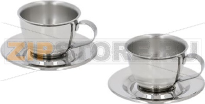 НАБОР ИЗ 2 СТАЛЬНЫХ ЧАШЕК ДЛЯ КОФЕ MOTTA 