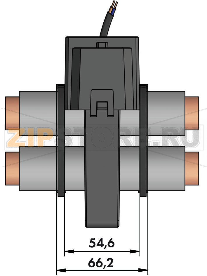 Split-core current transformer; Primary rated current: 250 A; Secondary rated current: 1 A; Rated power: 0.5 VA; Accuracy class: 1 Wago 855-5101/250-001 