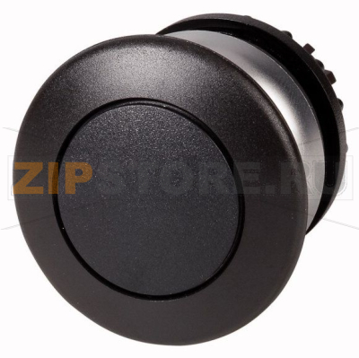 Кнопка грибовидная, RMQ-Titan, без фиксации, черная, без маркировки Eaton M22-DP-S 