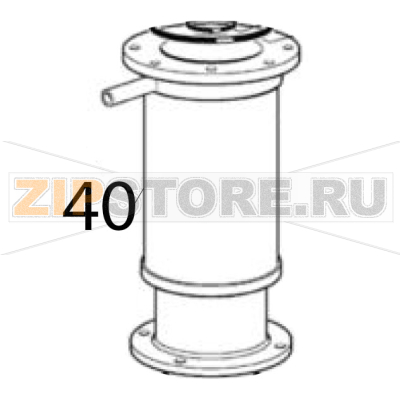 Tubo evaporatore Scotsman MF 46 WS Tubo evaporatore Scotsman MF 46 WSЗапчасть на деталировке под номером: 40