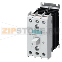 Полупроводниковый контактор, 3-фазный, 3RF2 51/10 A AC/40 °C 48–600 В/4–30 В DC с управлением по 3 фазам Винтовые зажимы Запирающее напряжение 1200 В Siemens 3RF2410-1AC45