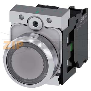 КНОПКА, 22MM, КРУГЛАЯ, МЕТАЛЛИЧЕСКАЯ ГЛЯНЦЕВАЯ, ПРОЗРАЧНАЯ, ПЛОСКАЯ КНОПКА, КОНТАКТЫ МГНОВЕННОГО ДЕЙСТВИЯ, С ДЕРЖАТЕЛЕМ, 1NO, ВИНТОВЫЕ КЛЕММЫ, С ГРАВИРОВКОЙ ЛАЗЕРОМ, SYMBOL NUMBER ACC. TO, ISO7000 OR IEC60417 Siemens 3SU1150-0AB70-1BA0-Z&amp;nbsp;Y13 