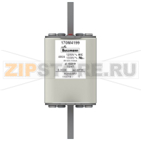 Предохранитель, 400 A, AC 1250 В, 100 кА, size 1, 53x63x135 мм, aR, IEC Eaton FUSE 400A 1250V 1