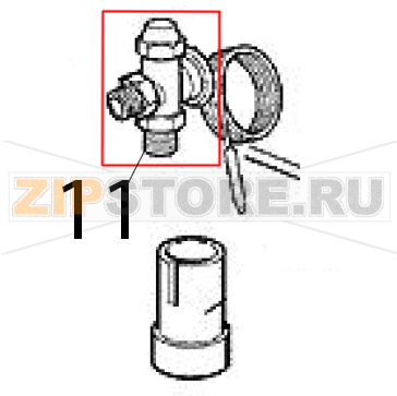 Isolamento valvola espansione Scotsman MV 600 Isolamento valvola espansione Scotsman MV 600Запчасть на деталировке под номером: 11