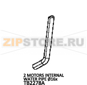 2 Motors internal water pipe Ø16x Unox XBC 605E 2 Motors internal water pipe Ø16x Unox XBC 605EЗапчасть на деталировке под номером: 40Название запчасти на английском языке: 2 Motors internal water pipe Ø16x Unox XBC 605E