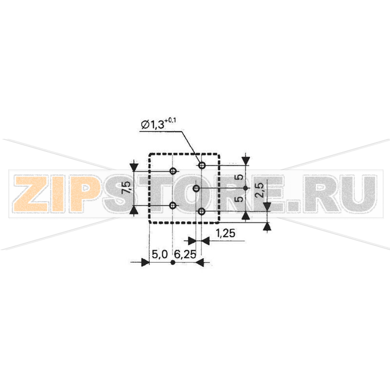 Реле электромагнитное 12 В/DC, 10 А, 1 шт TE Connectivity 2-1415030-1 