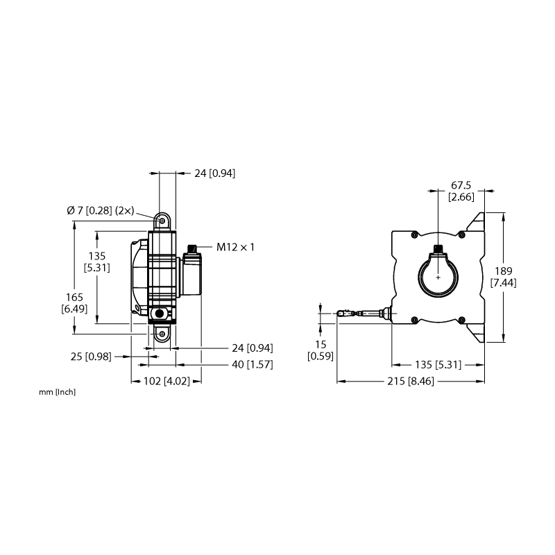 Энкодер тросиковый Turck DWE-8000-135-10-2B2000-H1181 