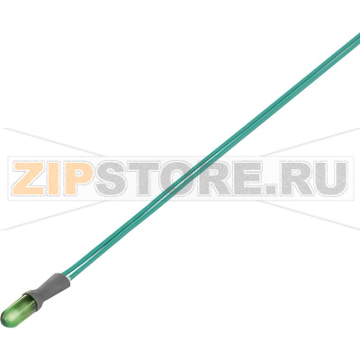 Лампа 12 В, 0.72 Вт, зеленая, прозрачная, 1 шт TRU Components 1243923 