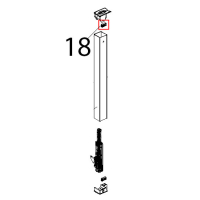 Line miss int. glass seal L=22 mm Unox XF 130