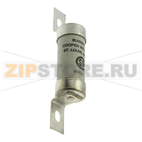 Предохранитель, 80 A, AC 600 В, DC 250 В, 200 кА, HRCII-C, gL/gG, CSA Eaton 80A BRUSH FUSE CANADA 