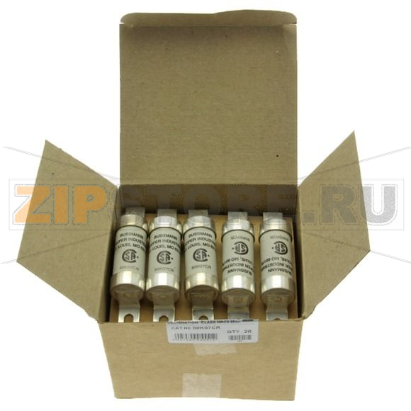 Предохранитель, 80 A, AC 600 В, DC 250 В, 200 кА, HRCII-C, gL/gG, CSA Eaton 80A BRUSH FUSE CANADA 