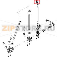 Right-angle pipe connector 3/8" with washer CONVOTHERM OES 10.10  