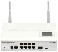 Коммутатор многофункциональный MikroTik CRS109-8G-1S-2HnD-IN