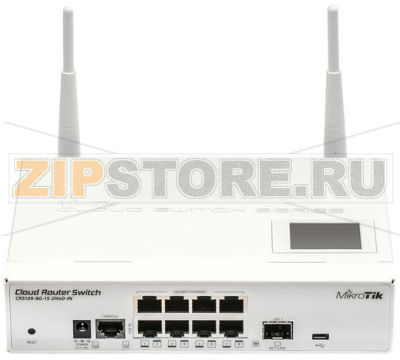Коммутатор многофункциональный MikroTik CRS109-8G-1S-2HnD-IN 
