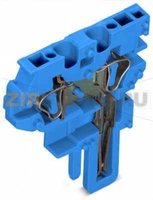 Центральный модуль для 2-проводной розетки; 4 mm?; 1-пол.; 4,00 mm?; синие Wago 769-505/000-006 