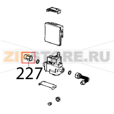 Racc dritto ott fil 3/4 gas femm. Unox XBC 615EG Racc dritto ott fil 3/4 gas femm. Unox XBC 615EGЗапчасть на деталировке под номером: 227