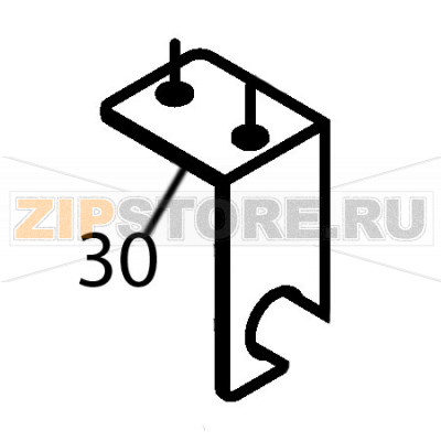 Upper anchoring prerinse &#039;&#039;A&#039;&#039; Fagor FI-2700I Upper anchoring prerinse ''A'' Fagor FI-2700IЗапчасть на деталировке под номером: 30Название запчасти Fagor на английском языке: Upper anchoring prerinse ''A'' FI-2700I.