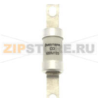 Предохранитель, 100 A, AC 415 В, 80 кА, BS88/B1, 26x126 мм, gM, BS Eaton 100M125 415V AC BS88 FUS