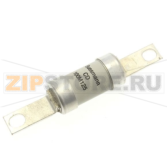 Предохранитель, 100 A, AC 415 В, 80 кА, BS88/B1, 26x126 мм, gM, BS Eaton 100M125 415V AC BS88 FUS 