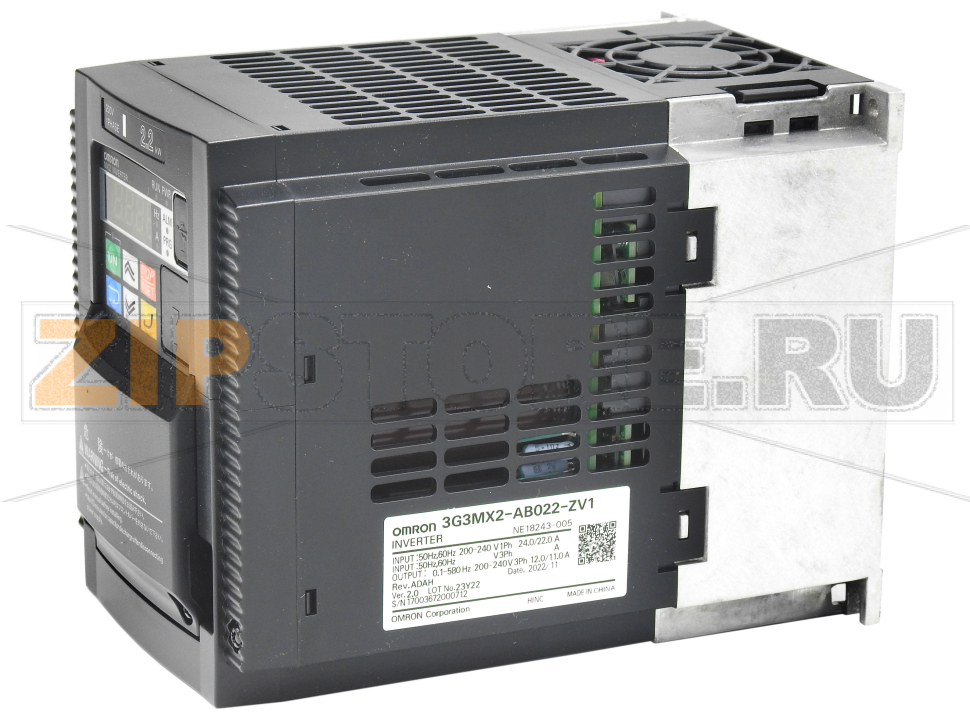 Инвертор (преобразователь частоты) MX2 Omron 3G3MX2-AB022-ZV1 