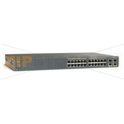 Коммутатор 24xFE (PoE), 2xGE/SFP, LAN Lite Cisco WS-C2960R+24PC-S 