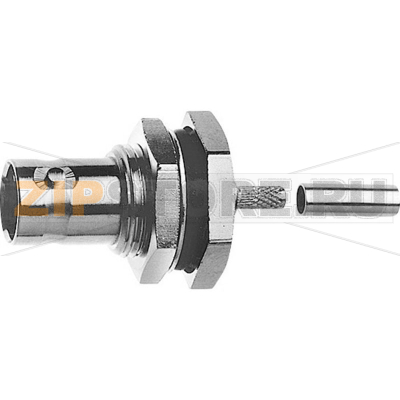 Разъем BNC, 50 Ом, 1 шт Telegärtner J01001C0045 