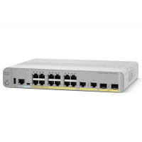 Коммутатор 12xGE (PoE+), 2xGE, 2xSFP+, IP Base Cisco WS-C3560CX-12PD-S