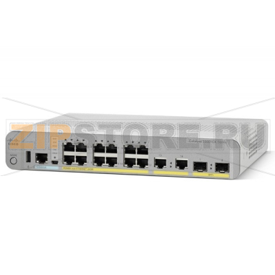 Коммутатор 12xGE (PoE+), 2xGE, 2xSFP+, IP Base Cisco WS-C3560CX-12PD-S 