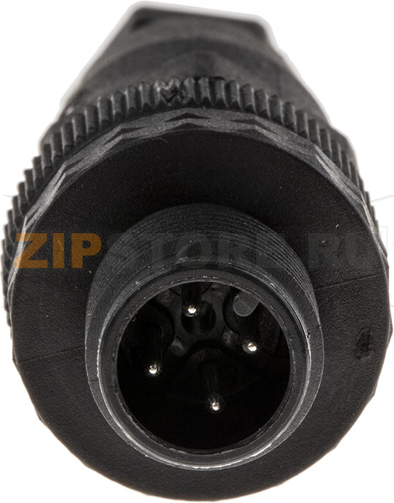 Разъем круглый M12, IP67, 4 контакта Hirschmann ELST 4012 K PG7 