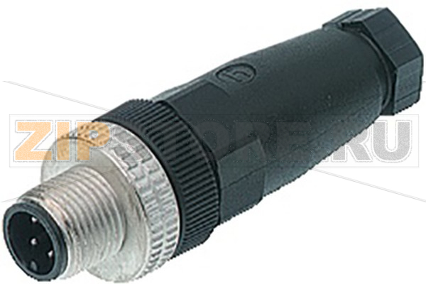 Разъем круглый M12, IP67, 4 контакта Hirschmann ELST 4012 K PG7 
