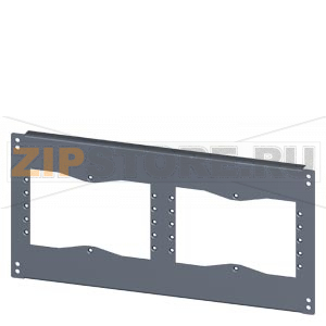 SIVACON, base, with cutouts for flanges, IPXX, T: 400 mm, W: 600 mm, zinc-plated Siemens 8MF1064-2UB52-0 