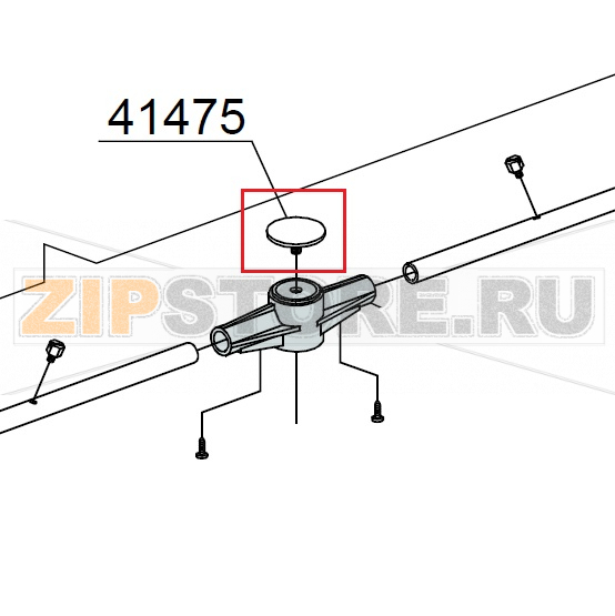 Винт ополаскивателя MA5 DIHR LP3 S Plus Винт ополаскивателя MA5 для котломоечной машины DIHR LP3 S PlusЗапчасть на деталировке под номером: 41475