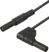 Провод испытательный 0.25 м, 16 A, 1000 В/AC/DC, черный Hirschmann 934078100