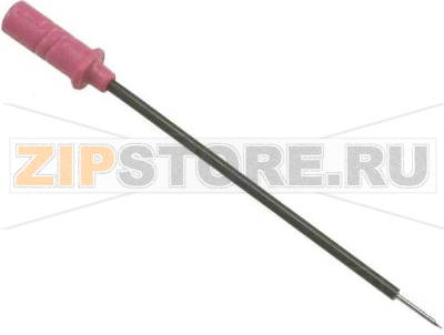 Щуп измерительный 0.75 мм, 60 В, красный Hirschmann MICRO-PRUEF MPS 2 0,64 FT RT 