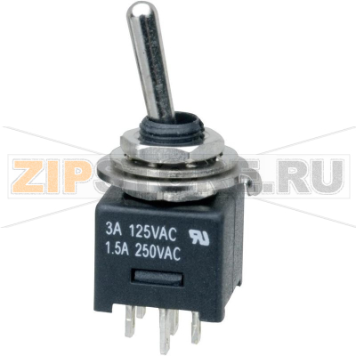 Тумблер 250 В/AC, 3 А, 2 x вкл/вкл, 1 шт SCI MTE202A1 