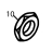 Hexagonal nut 5/8'' Fagor FI-2700I