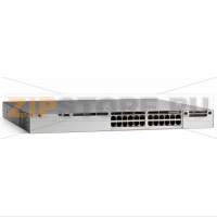 Коммутатор Настраиваемый (Smart) Cisco - Catalyst 9200, Layer 3, 24-PoE, 24-1GbE, ROM-4096MB, RAM-4096MB, Network Advantage, SNMP, Web, rack mount, Серый, C9200-24P-RA