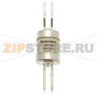 Предохранитель энергосистем, 100 A, AC 415 В, 80 кА, BS88/J, 31x110 мм, gU, BS, 82 мм Eaton 100AMP