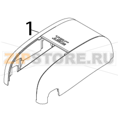 Top cover assembly / beige TSC TTP-225 Top cover assembly / beige TSC TTP-225Запчасть на деталировке под номером: 1